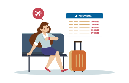 Rimborso volo cancellato