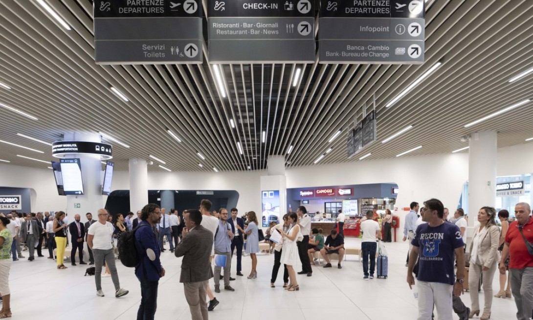 Aeroporto Torino arrivi: area riqualificata e rinnovata